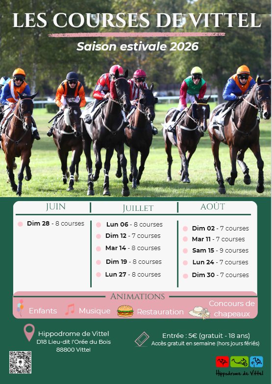 affiche courses hippiques Vittel saison 2026