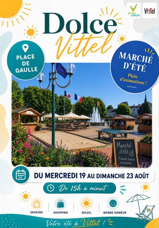 affiche dolce vittel