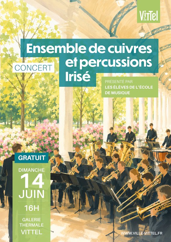 affiche concert Irisé Vittel