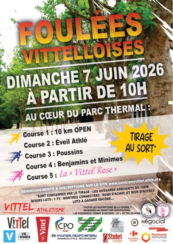affiche recto foulées vittelloises