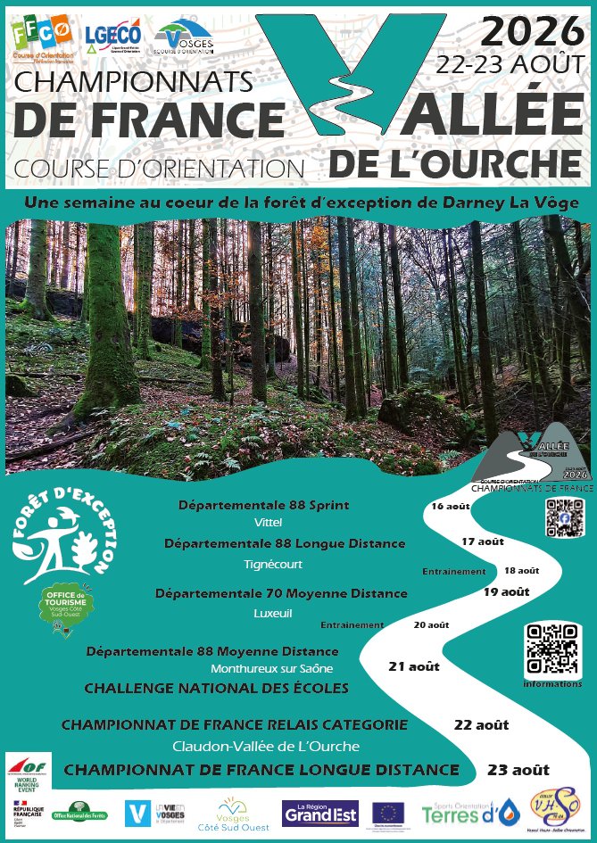 affiche course orientation