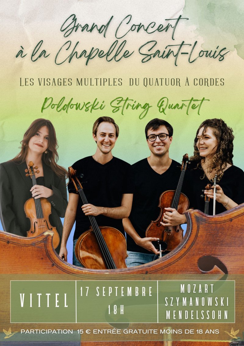 affiche concert poldowski string quartet