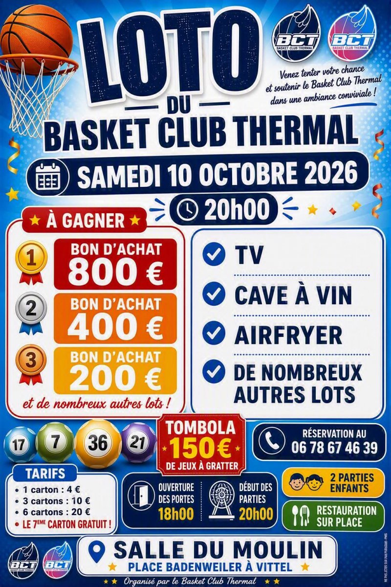 loto basket club thermal