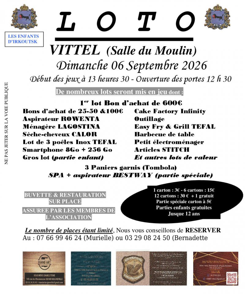 affiche loto enfants irkoutsk vittel