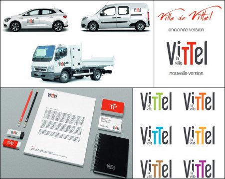 vittel|voiture|camion|clio|kangoo|renault|goodies|crayon|gomme|papier|carnet|carte visite|logo