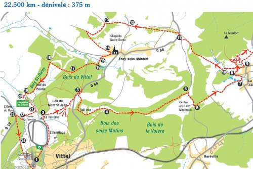 vittel|sport|parcours|vtt|vélo