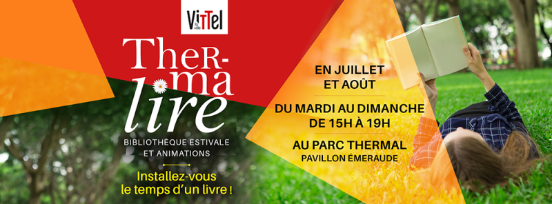 vittel|bibliothèque|animation|livre|parc thermal|atelier