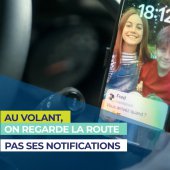 « Au volant, on regarde la route, pas ses notifications »