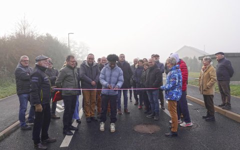 Achèvement des travaux de la rue du Cras et de la ZAC des Collines : une matinée d’inaugurations et un hommage au patrimoine local