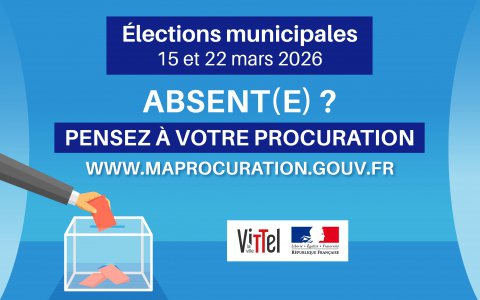 Élections municipales 2026 : pensez à la procuration