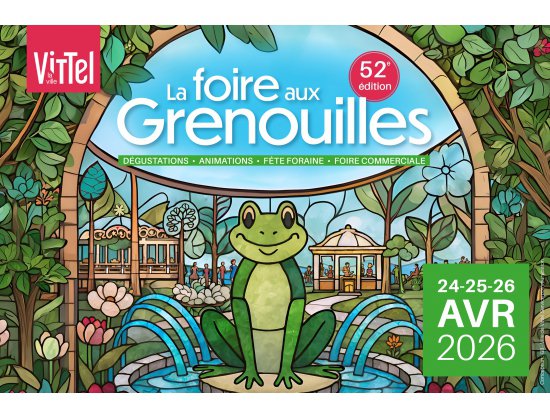 Vittel|foireauxgrenouilles|feteforaine|foirecommerciale