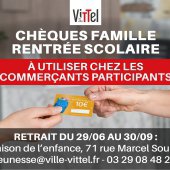 cheque rentrée famille