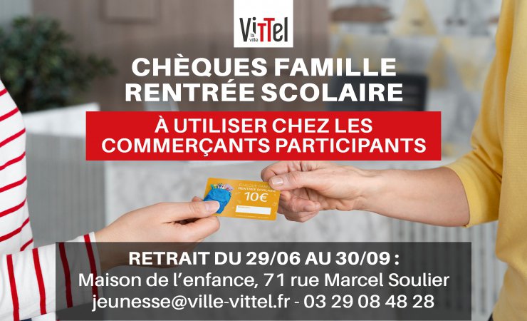 cheque rentrée famille