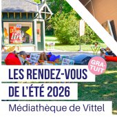 été|médiathèque|vittel|animations|estivales|thermalire|exposition|atelier