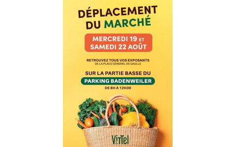 affiche marché vittel|service communication vittel