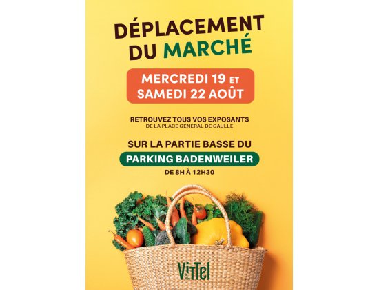 affiche marché vittel|service communication vittel