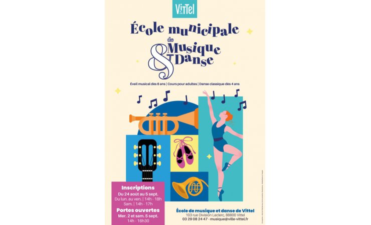 affiche école musique vittel