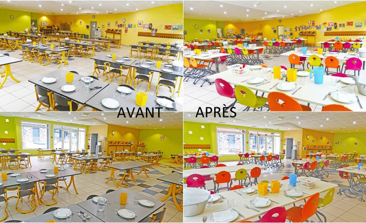 restaurantscolaire|cantine|mobilier|vittel