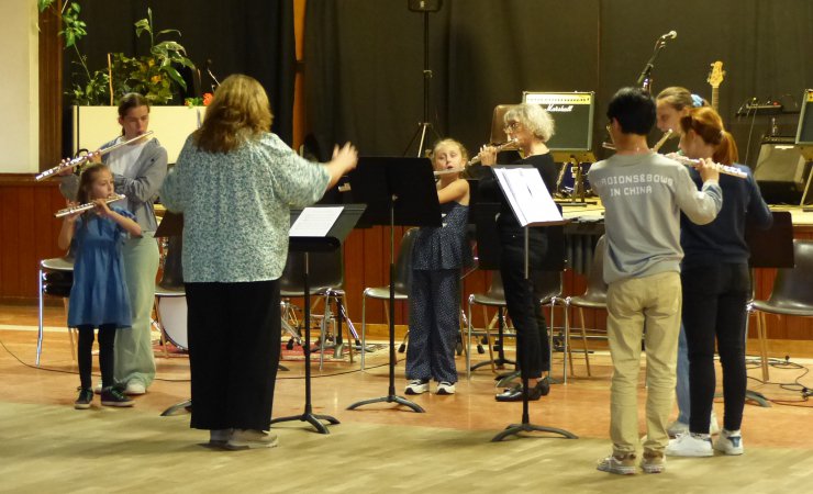 Fête de la musique par l'école de musique