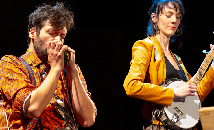 churchman|ruby|musiciens|harmonica|banjo