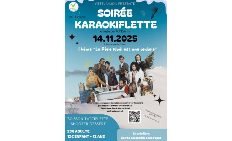 karaokiflette|affiche|vittelunion